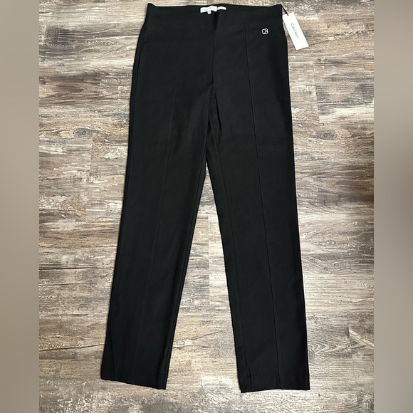 NWT Calvin Klein Women’s Black Pull On Pants Size M - Picture 3 of 9